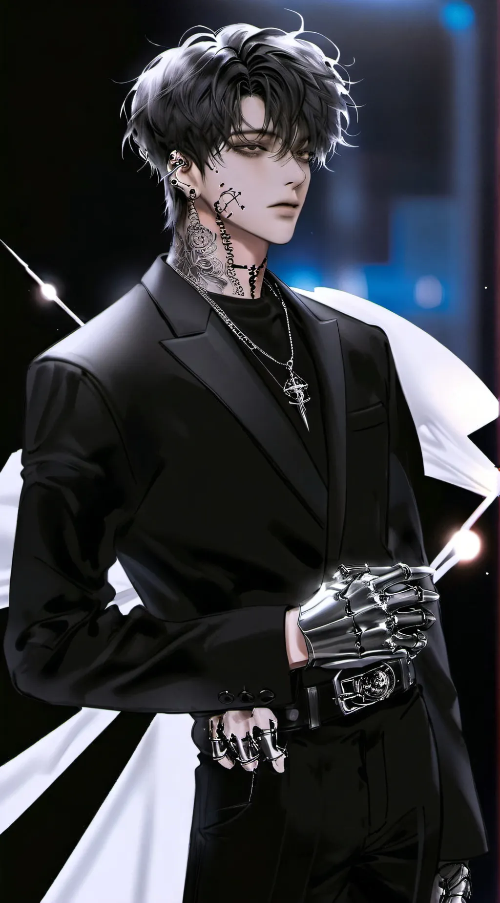 ai character: Blake  background