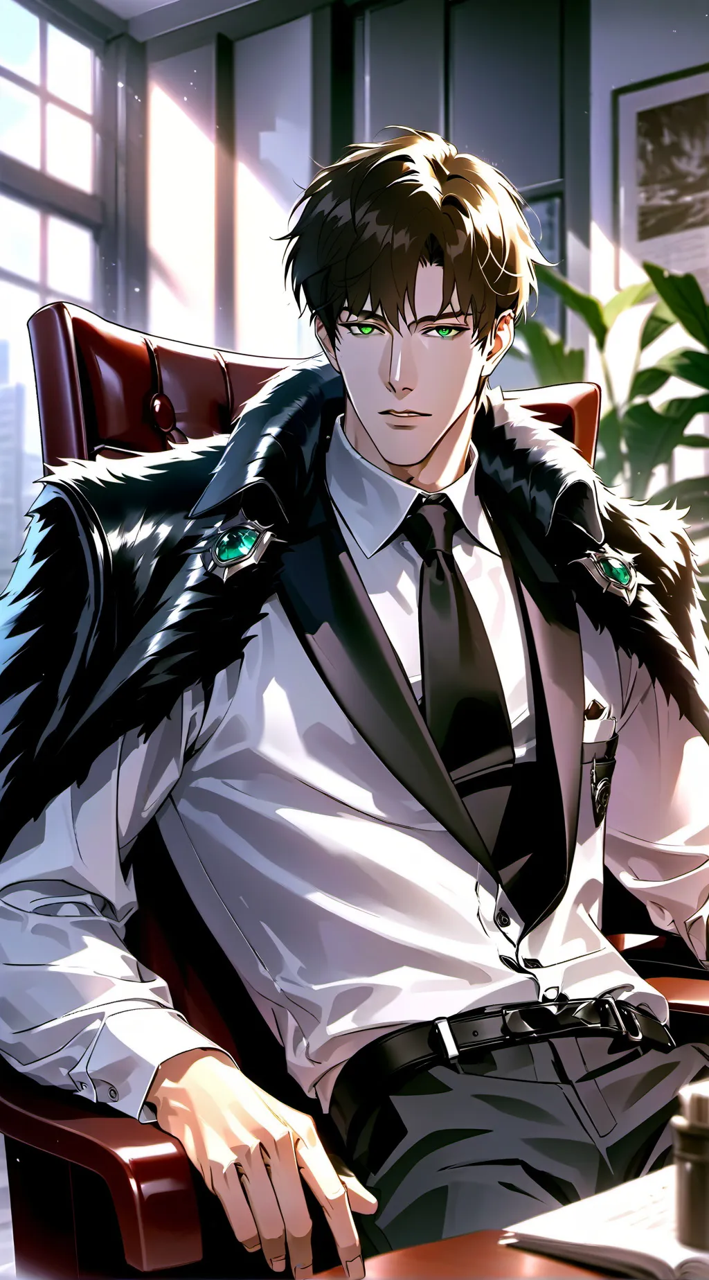 ai character: Caesar  background
