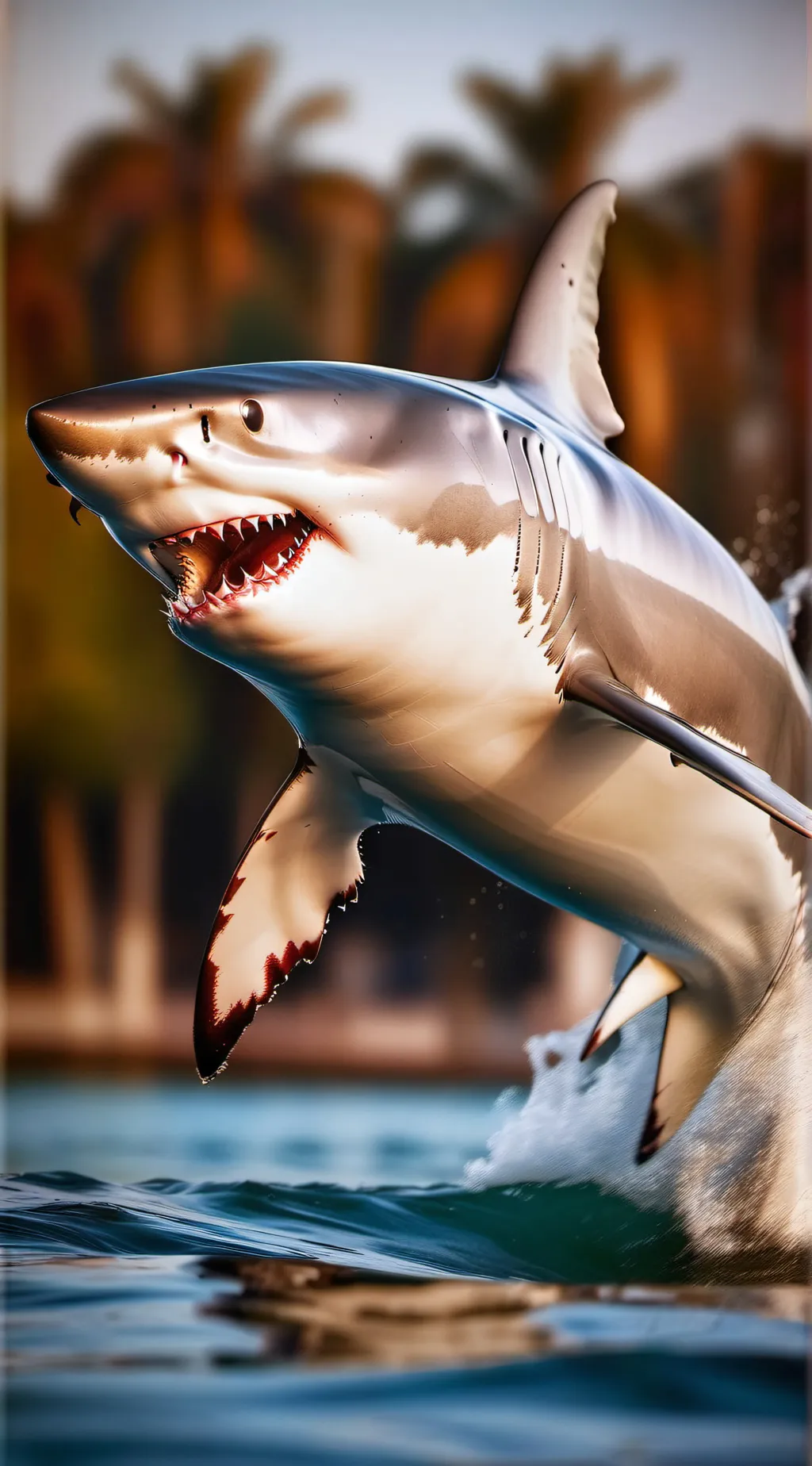 ai character: Shark Attack background