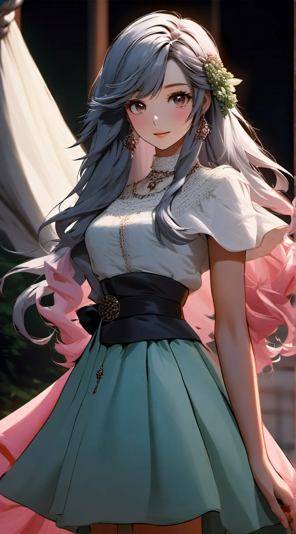 ai character: MONA background