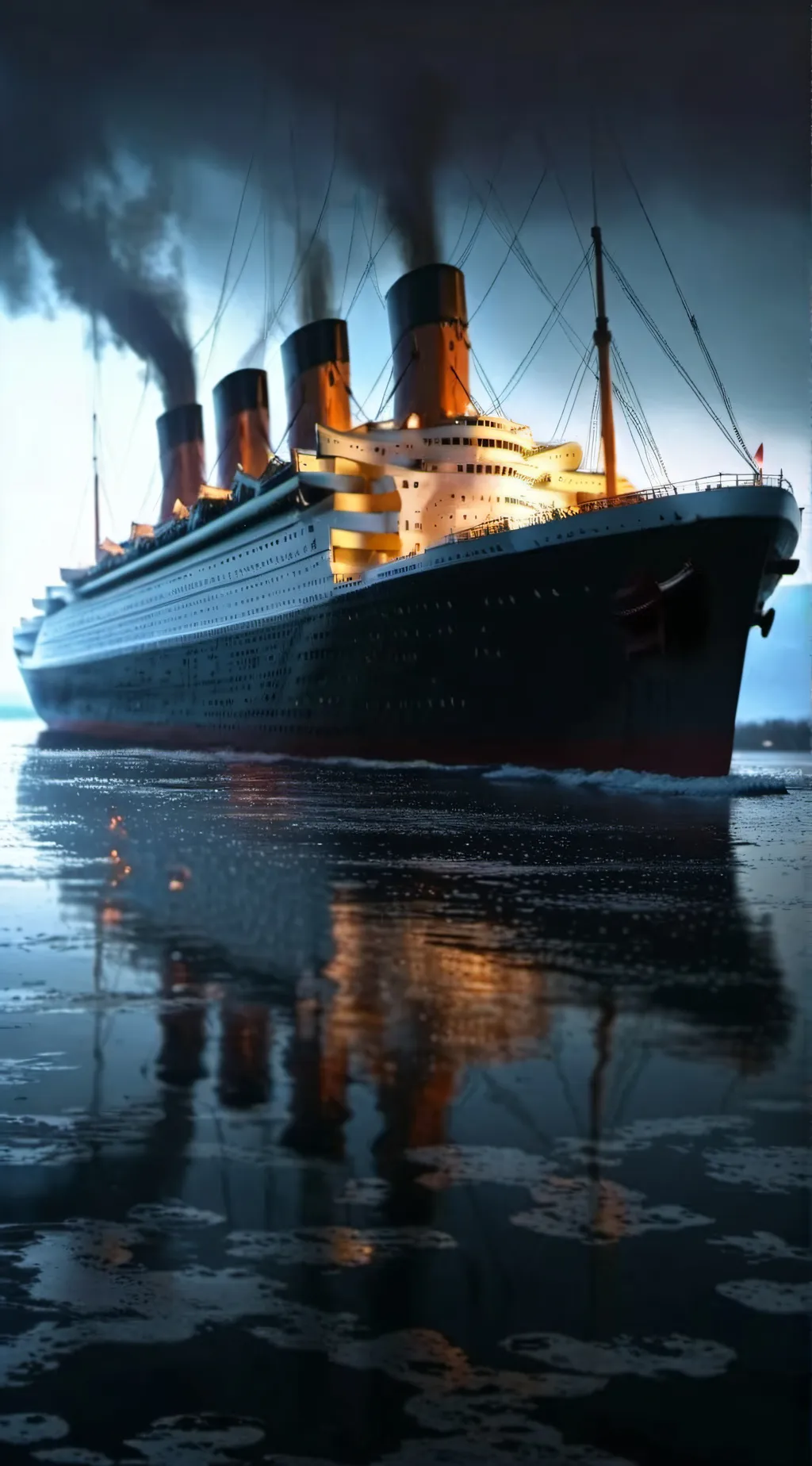 ai character: Titanic background