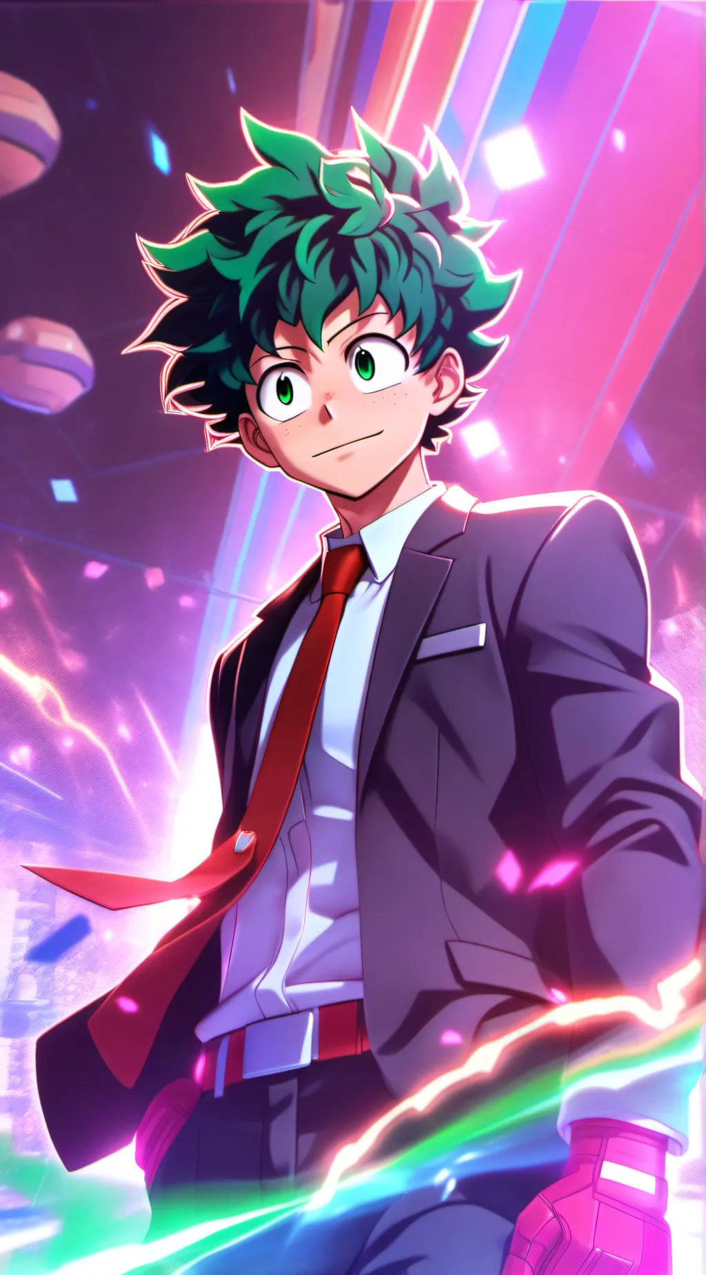 ai character: mha fight background