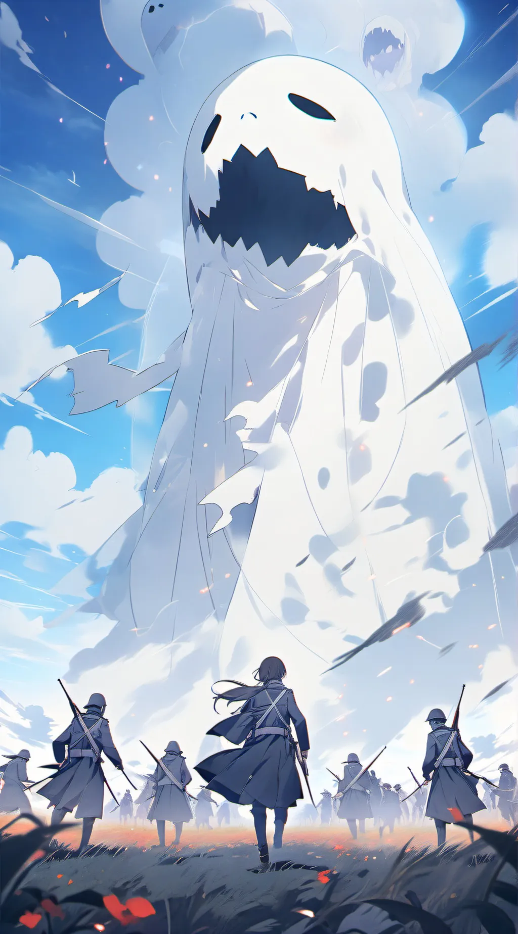 ai character: Apocalypse Ghost background