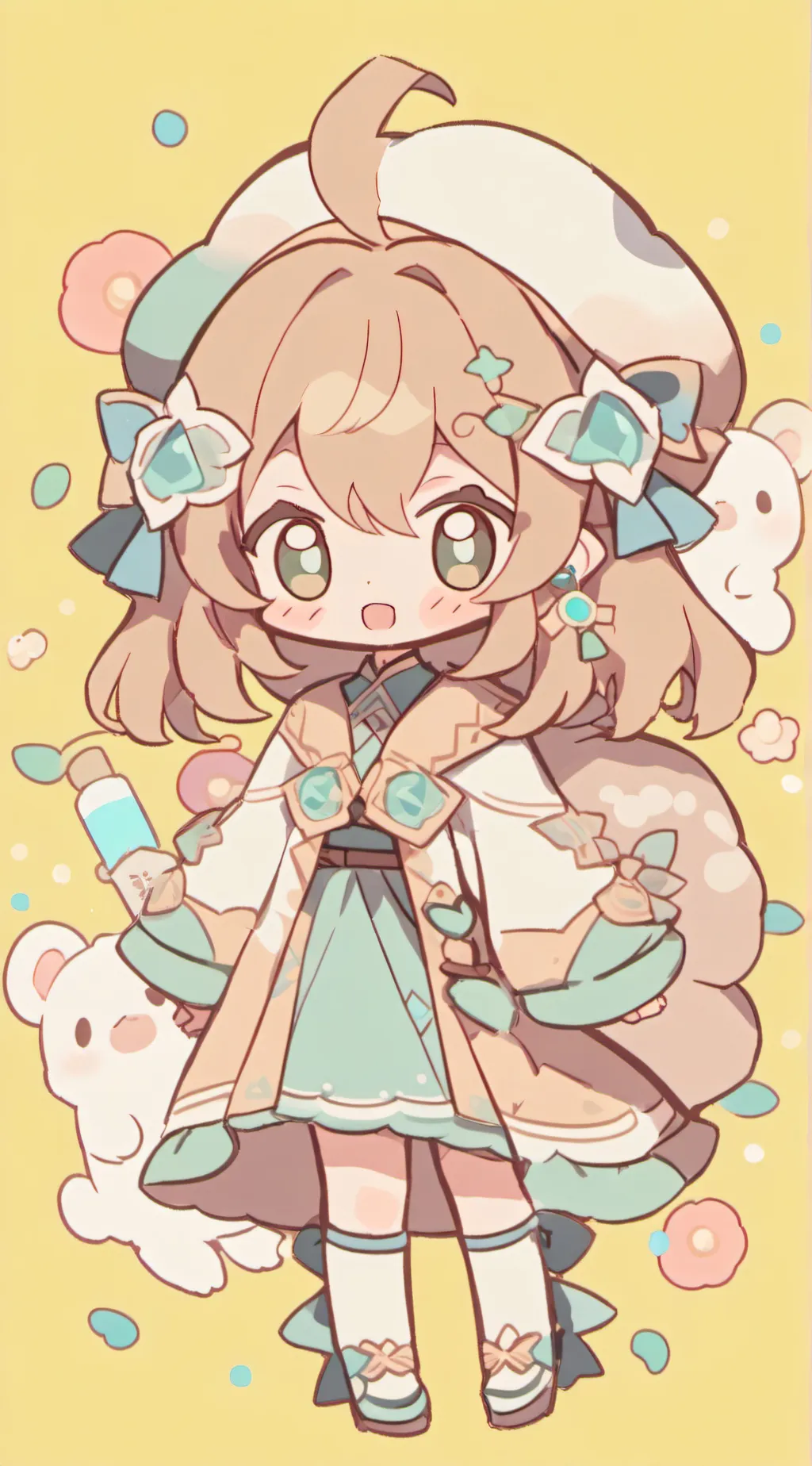 ai character: sarah background