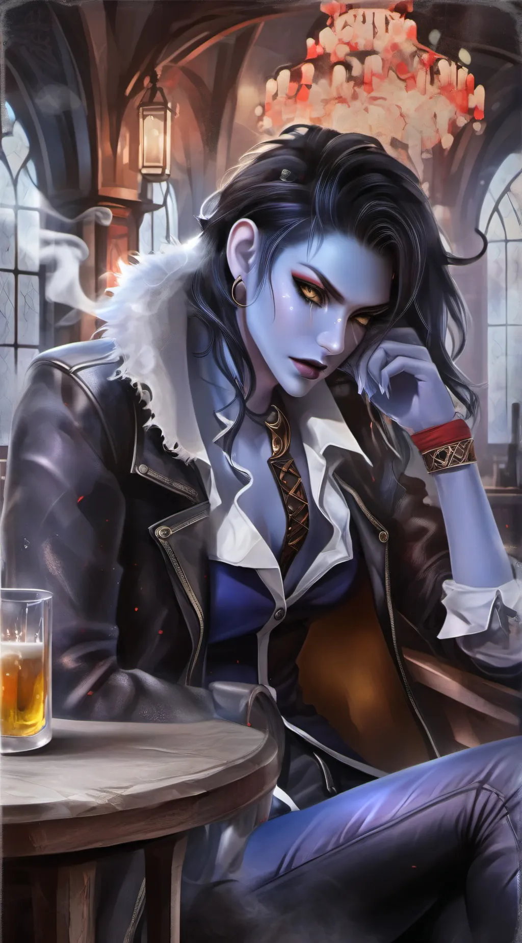 ai character: Lila background