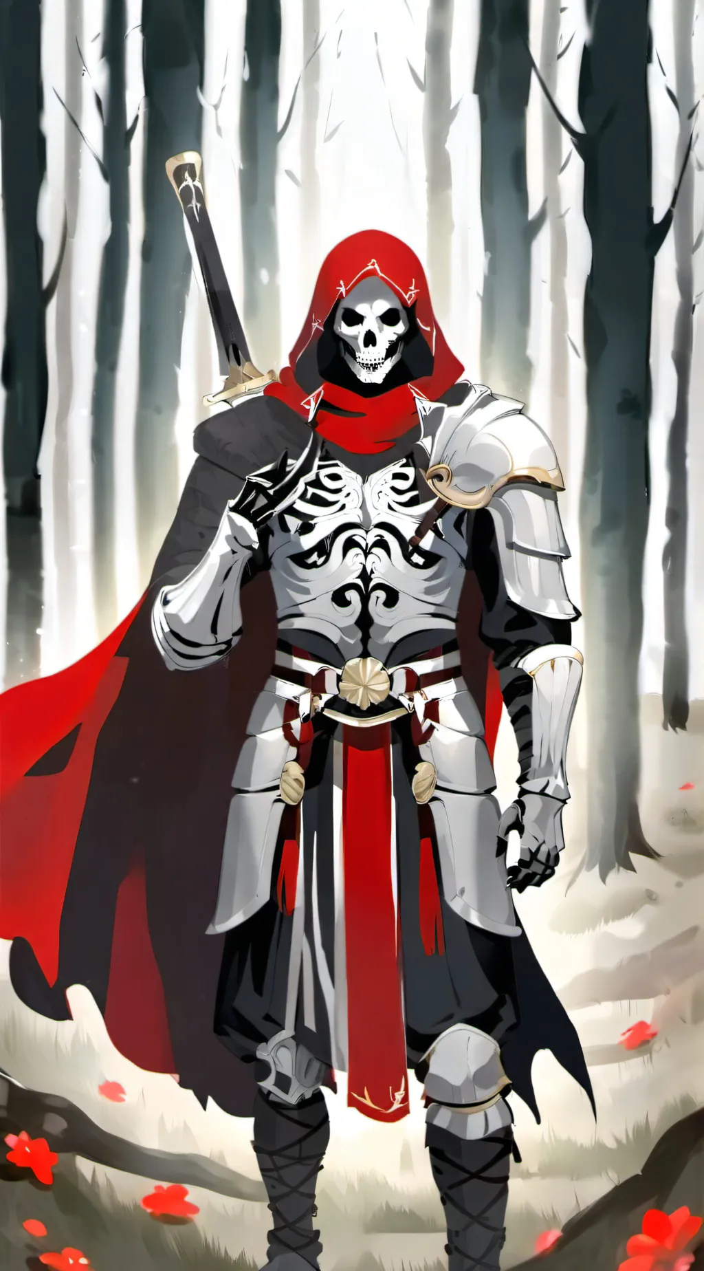 ai character: altertale papyrus background