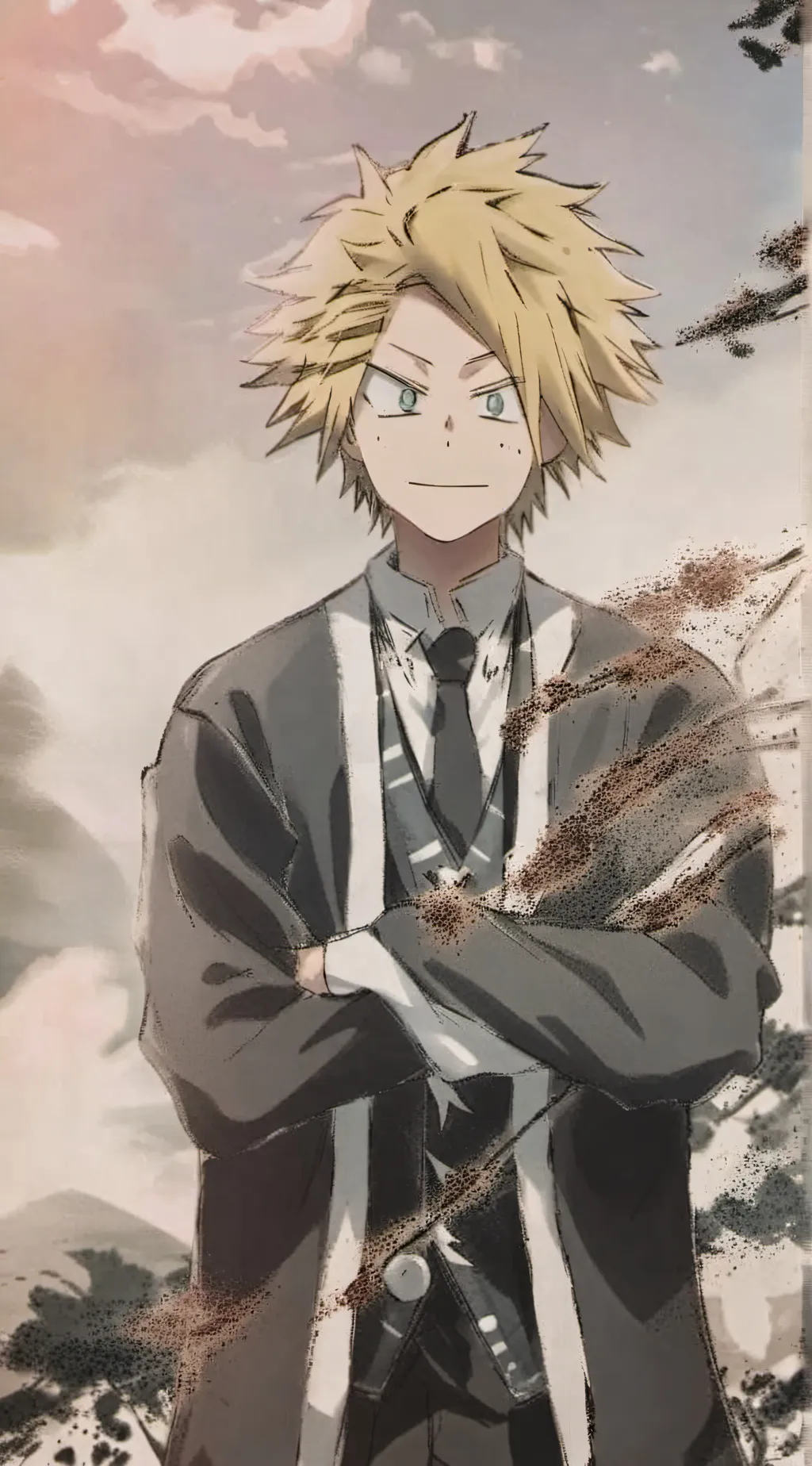 ai character: Denki background