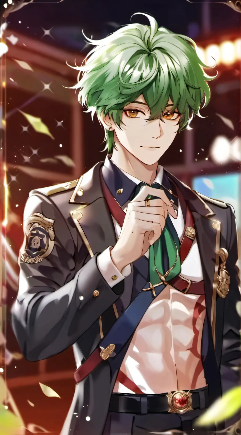ai character: Mha but 3 couple background