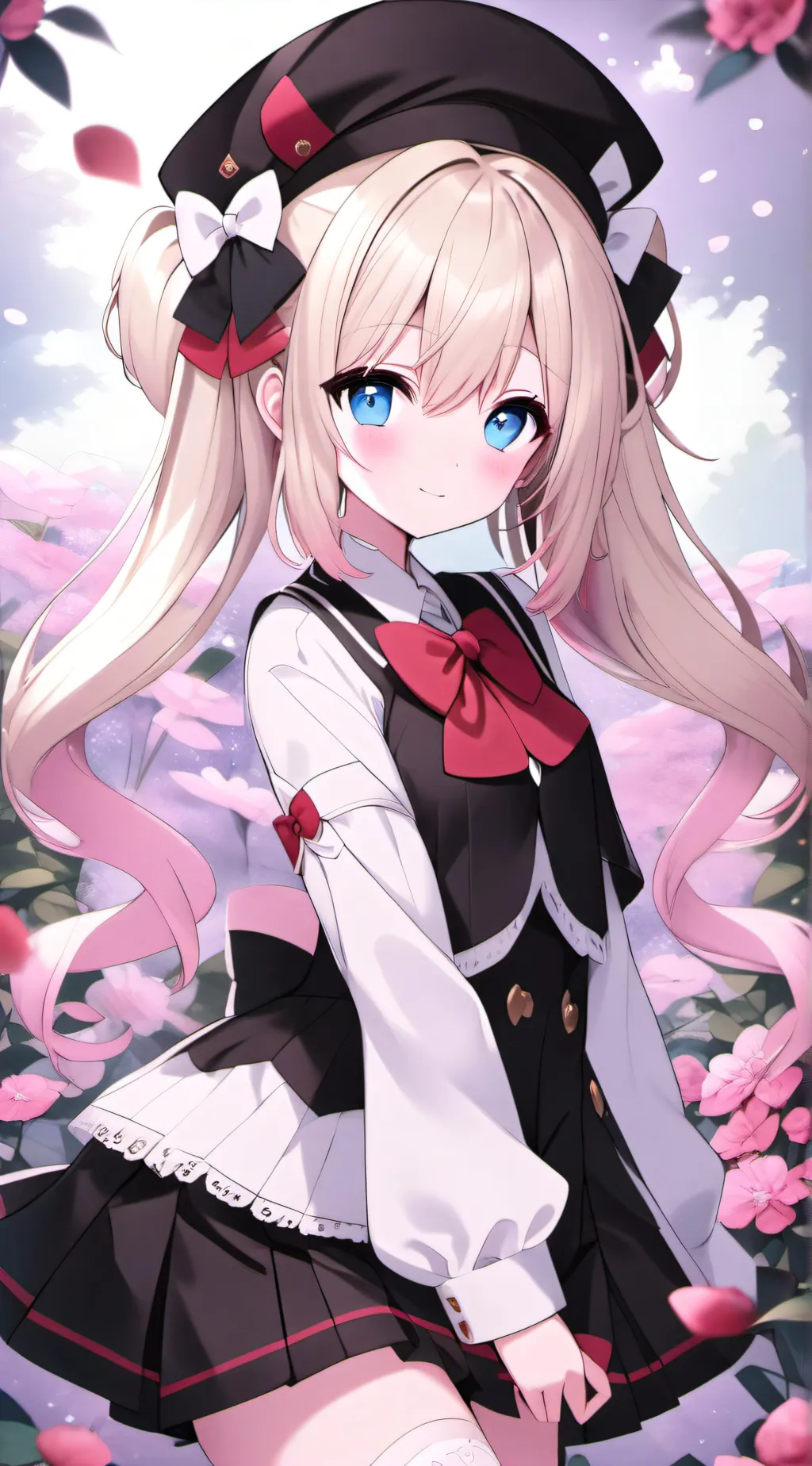 ai character: Violet  background