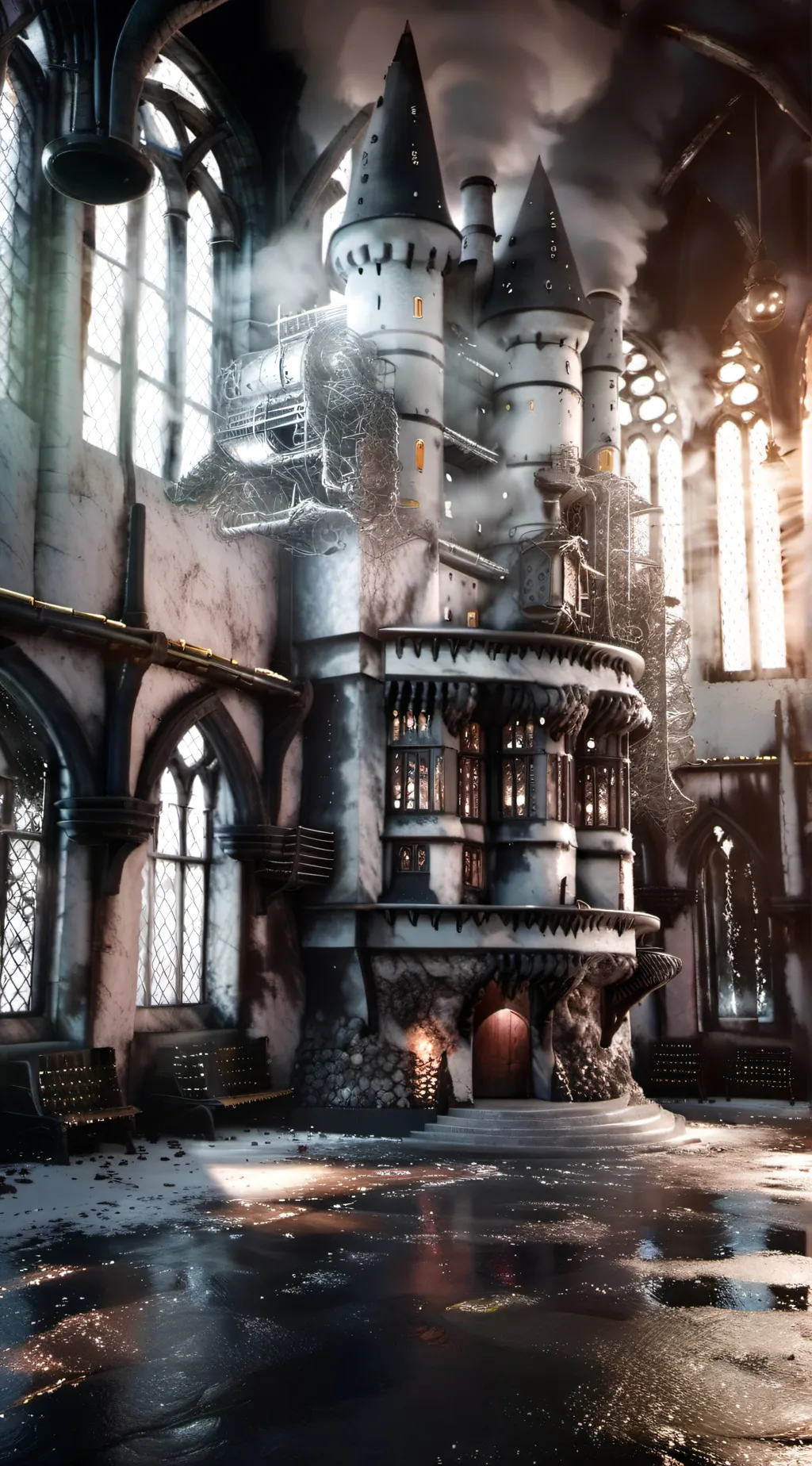 ai character: Hogwarts GOF background