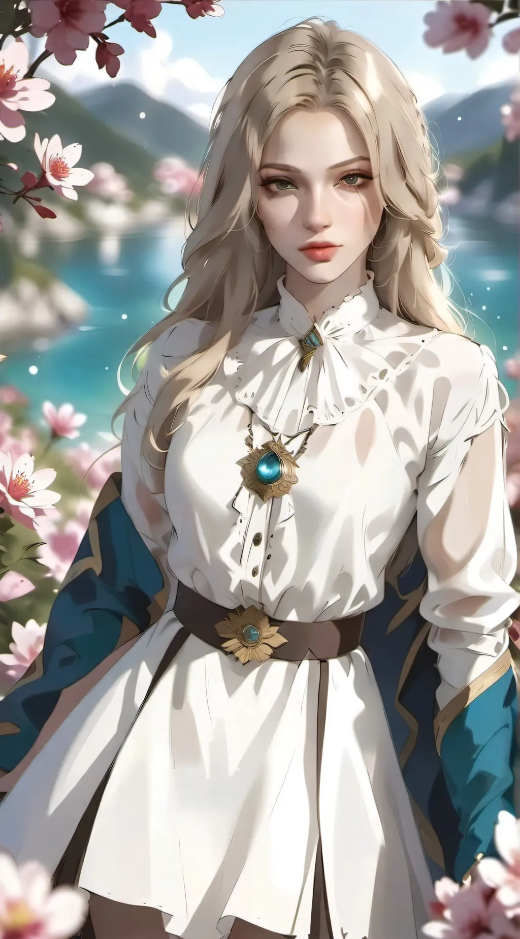 ai character: Lilac background