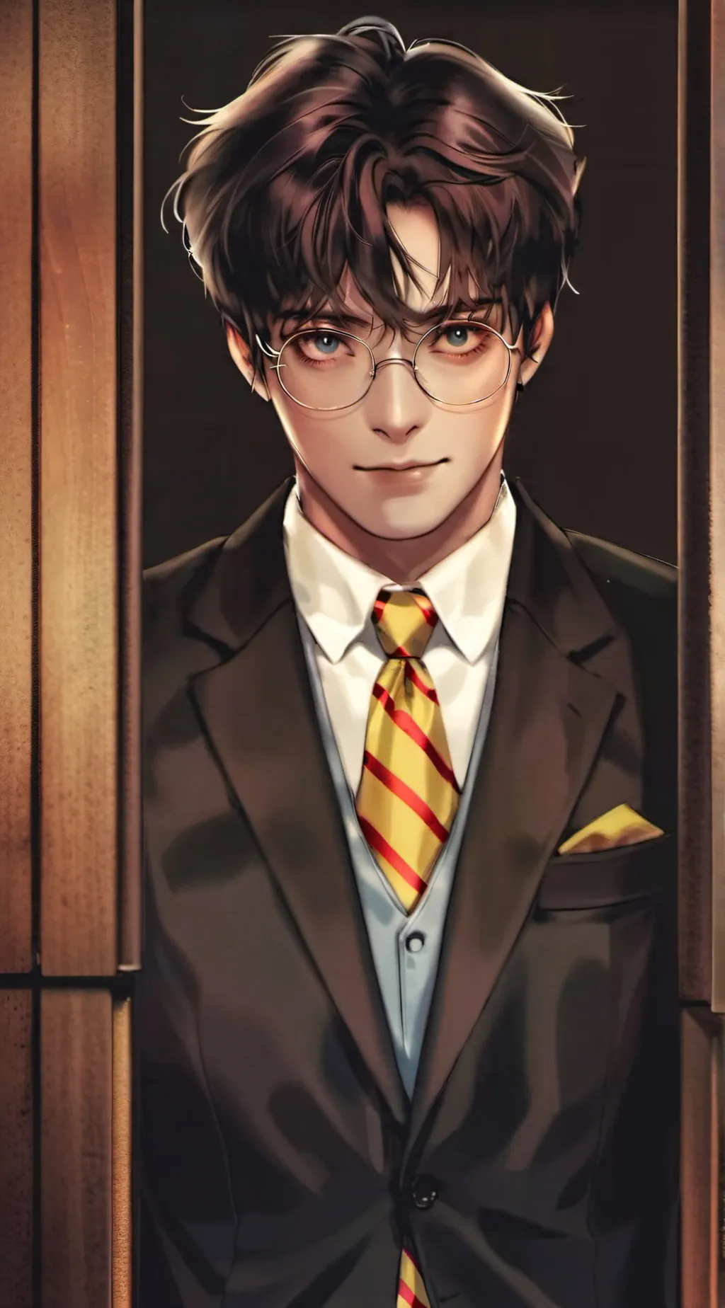 ai character: Harry potter  background