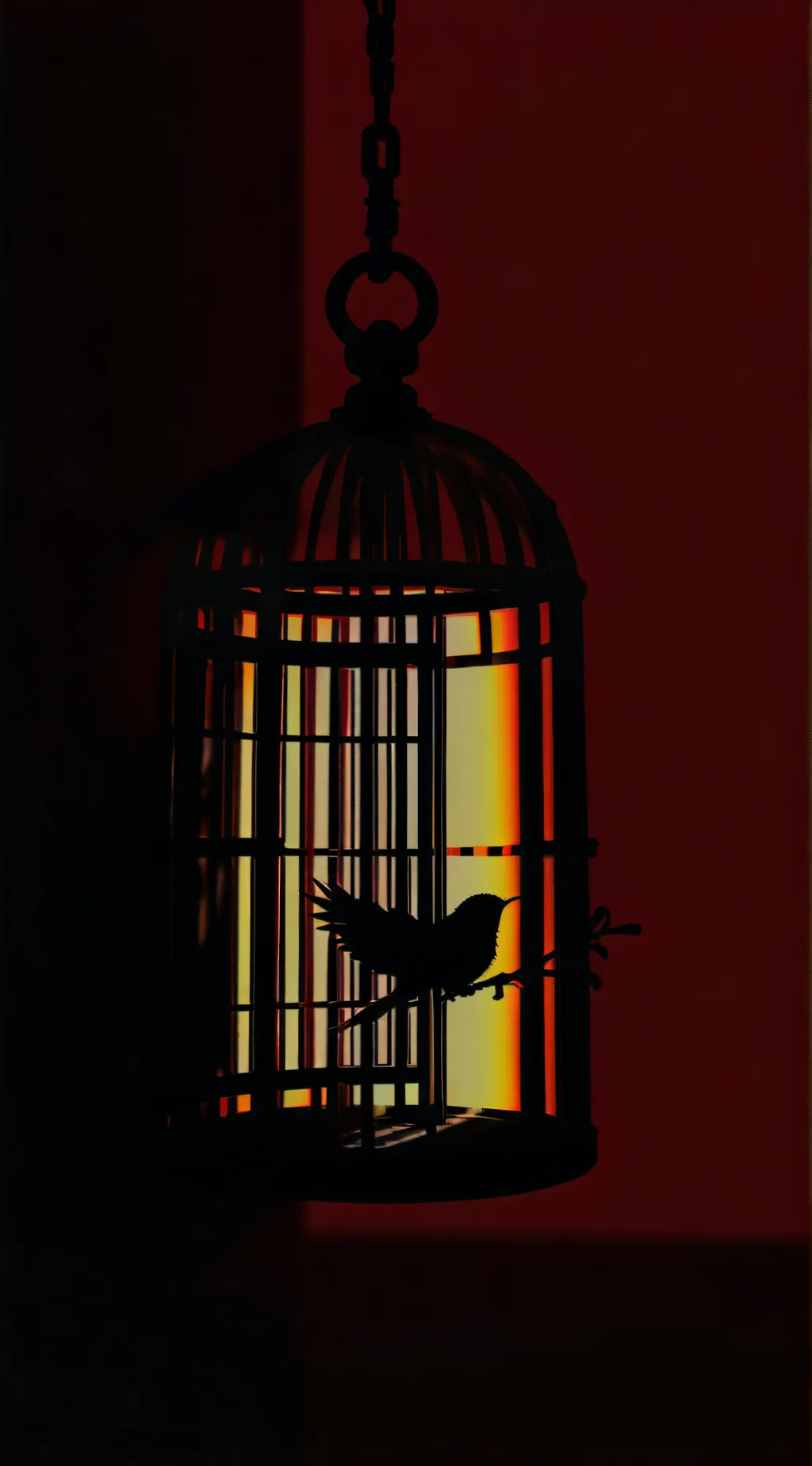 ai character: Shadow bird. background