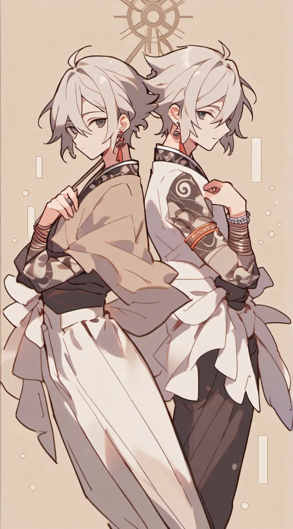 ai character: Chisaki x Hari background