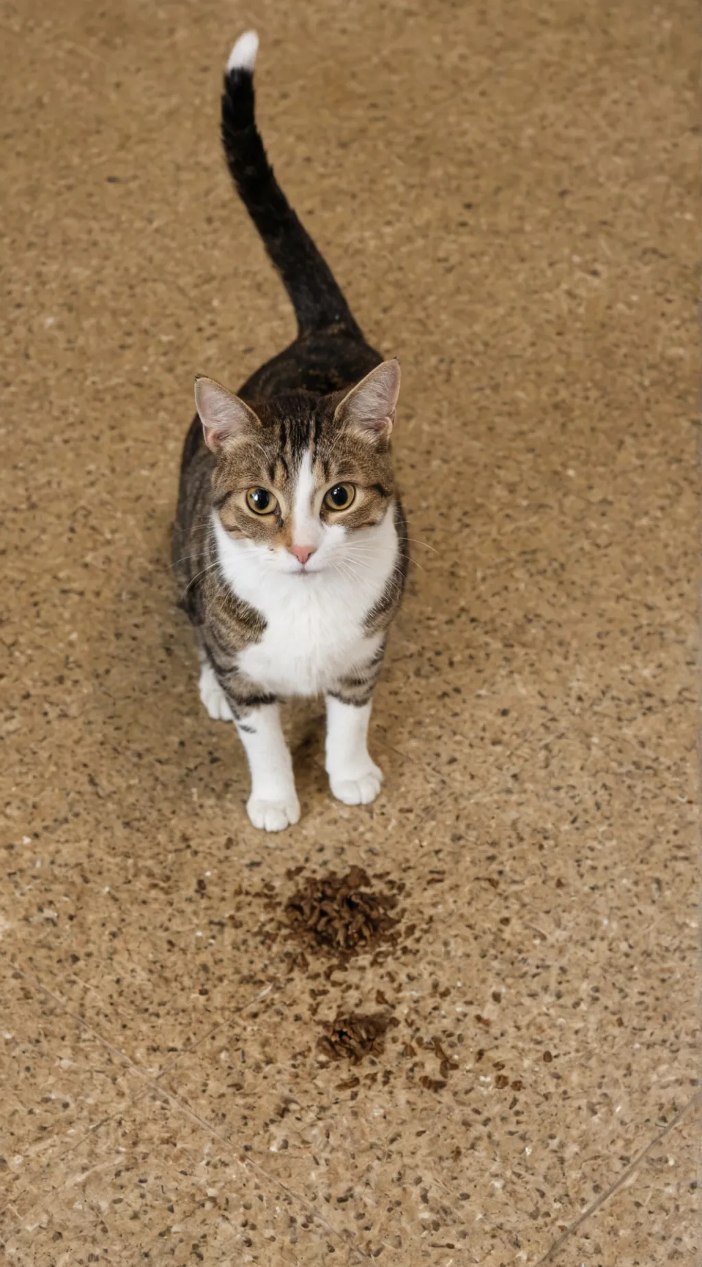 ai character: cat stinky background