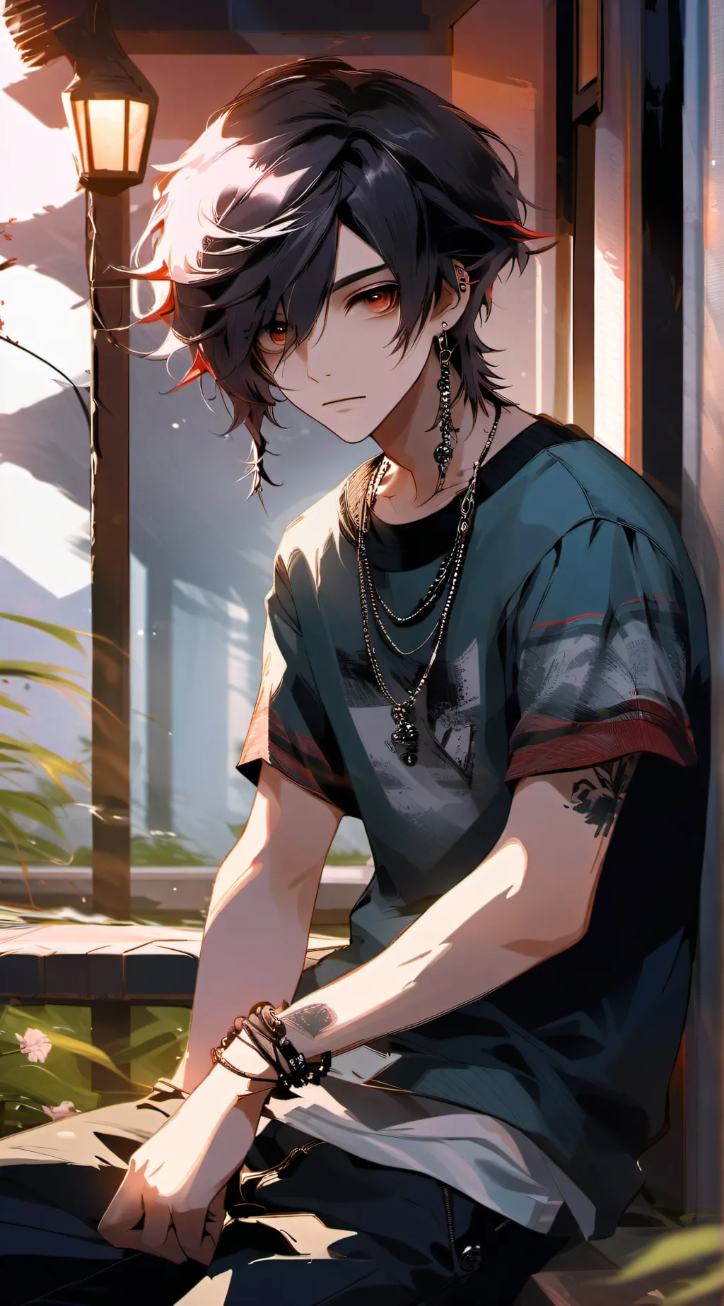ai character: Leon background