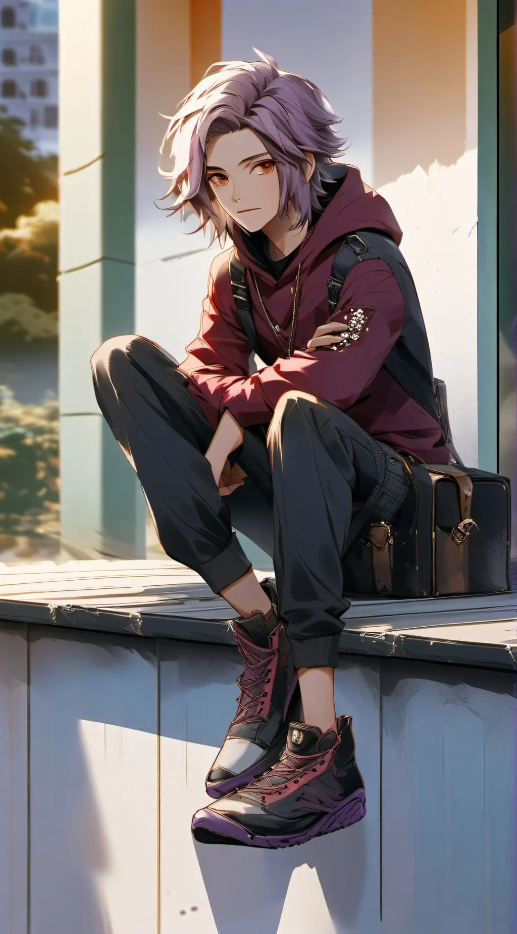 ai character: Lindsey  background