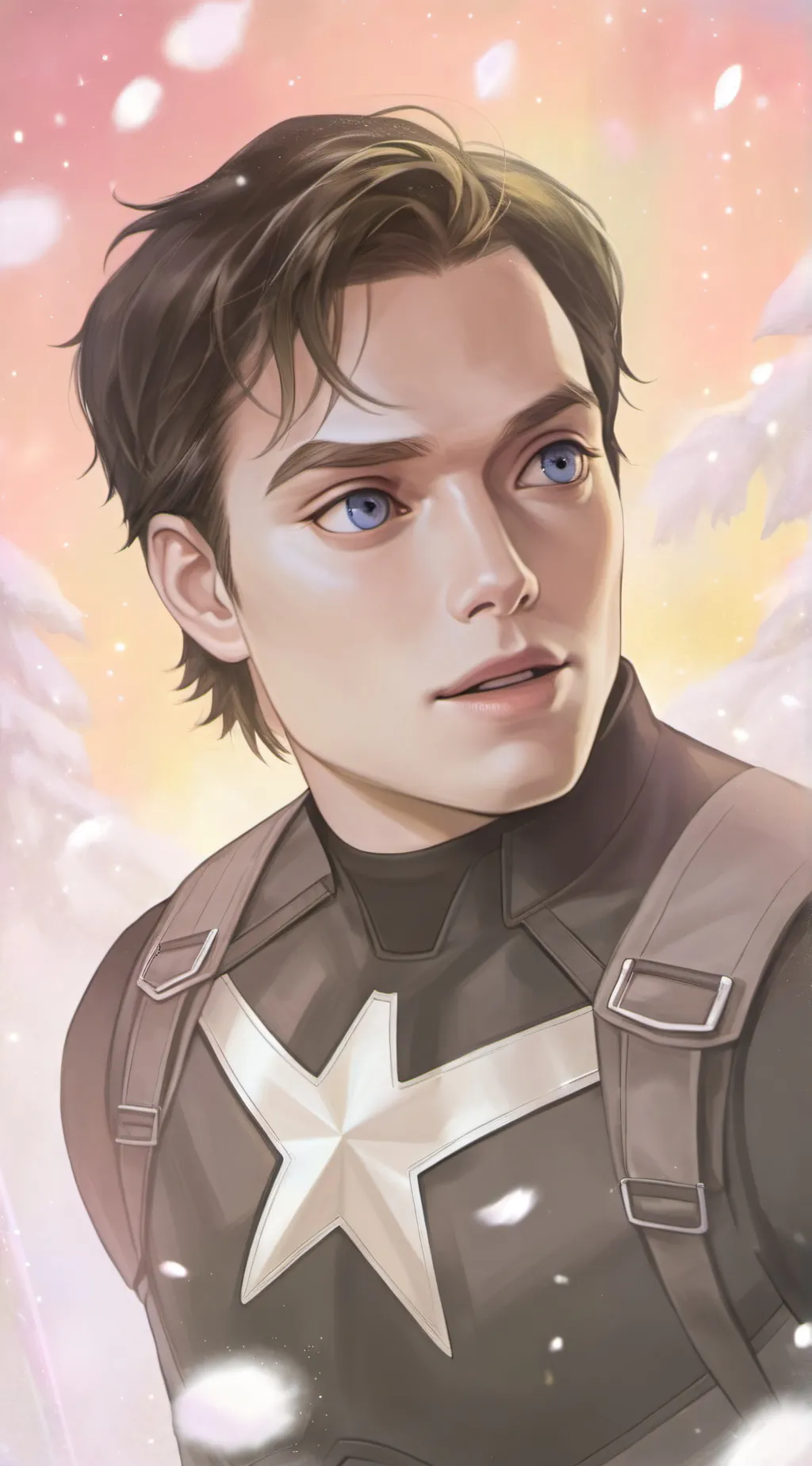 ai character: Bucky barnes background