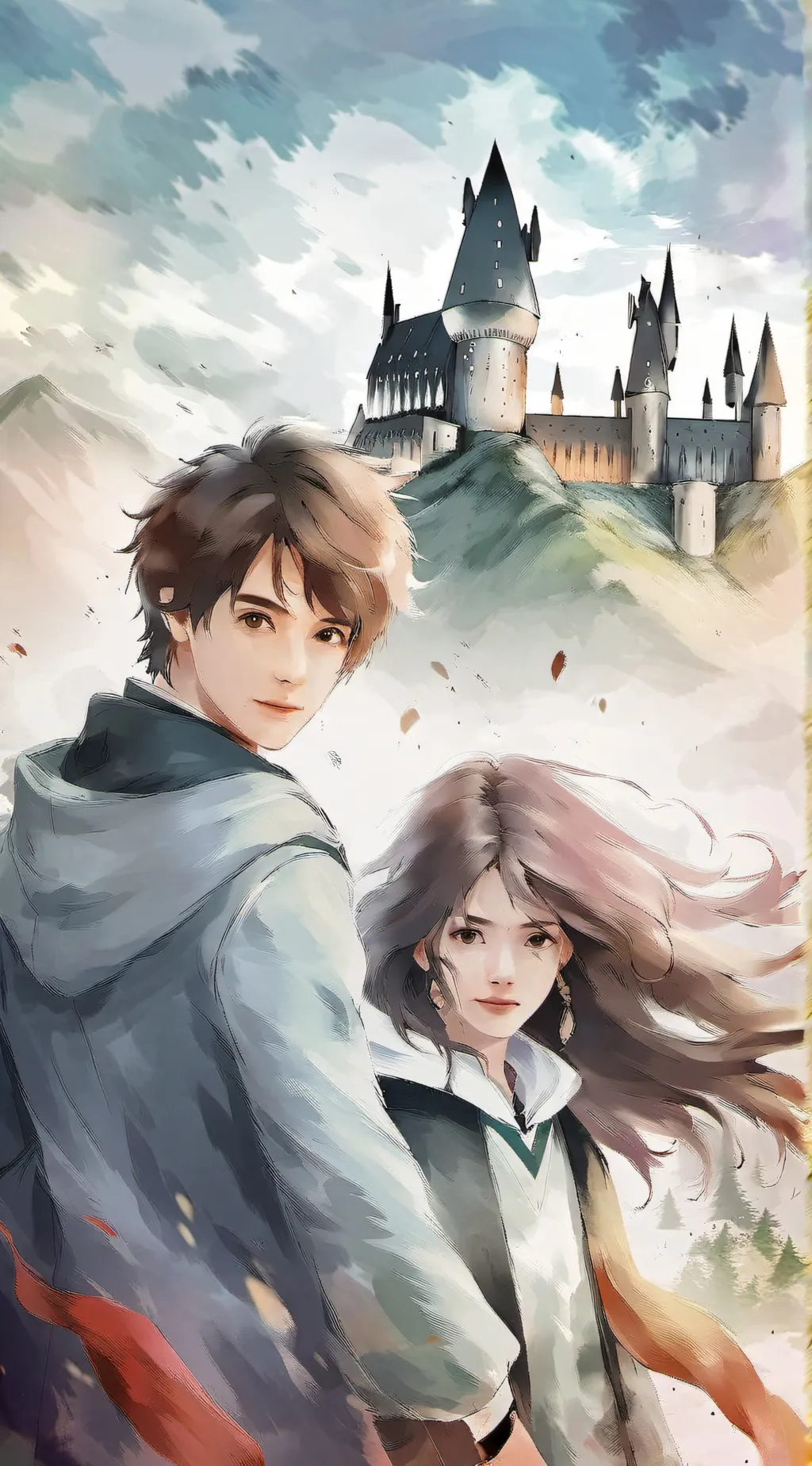 ai character: Hogwarts background