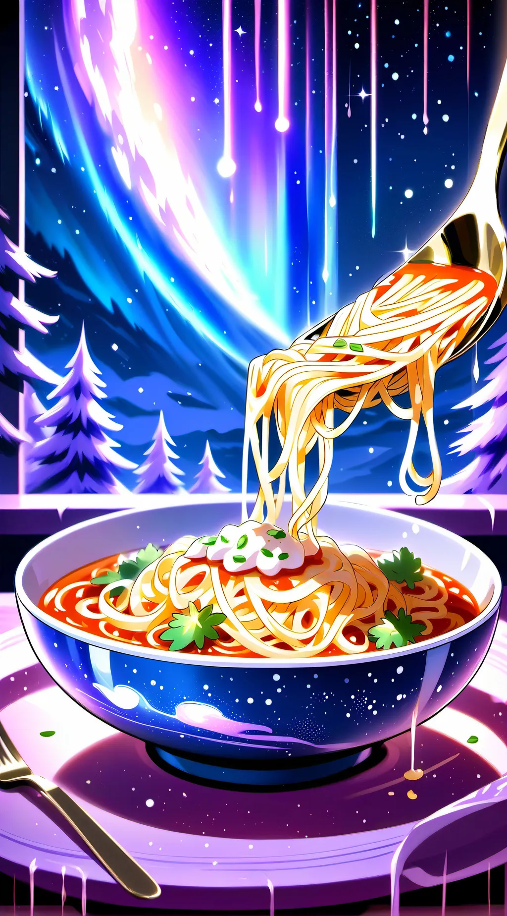 ai character: ♡HH dinner♡  background