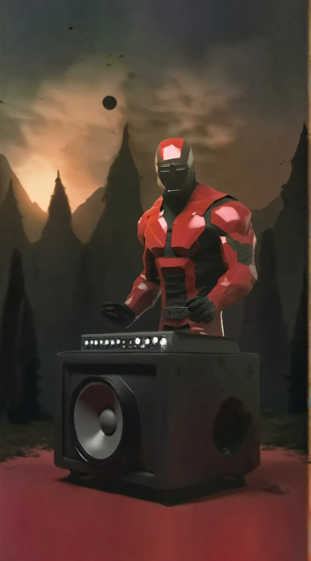 ai character: titan speaker man background