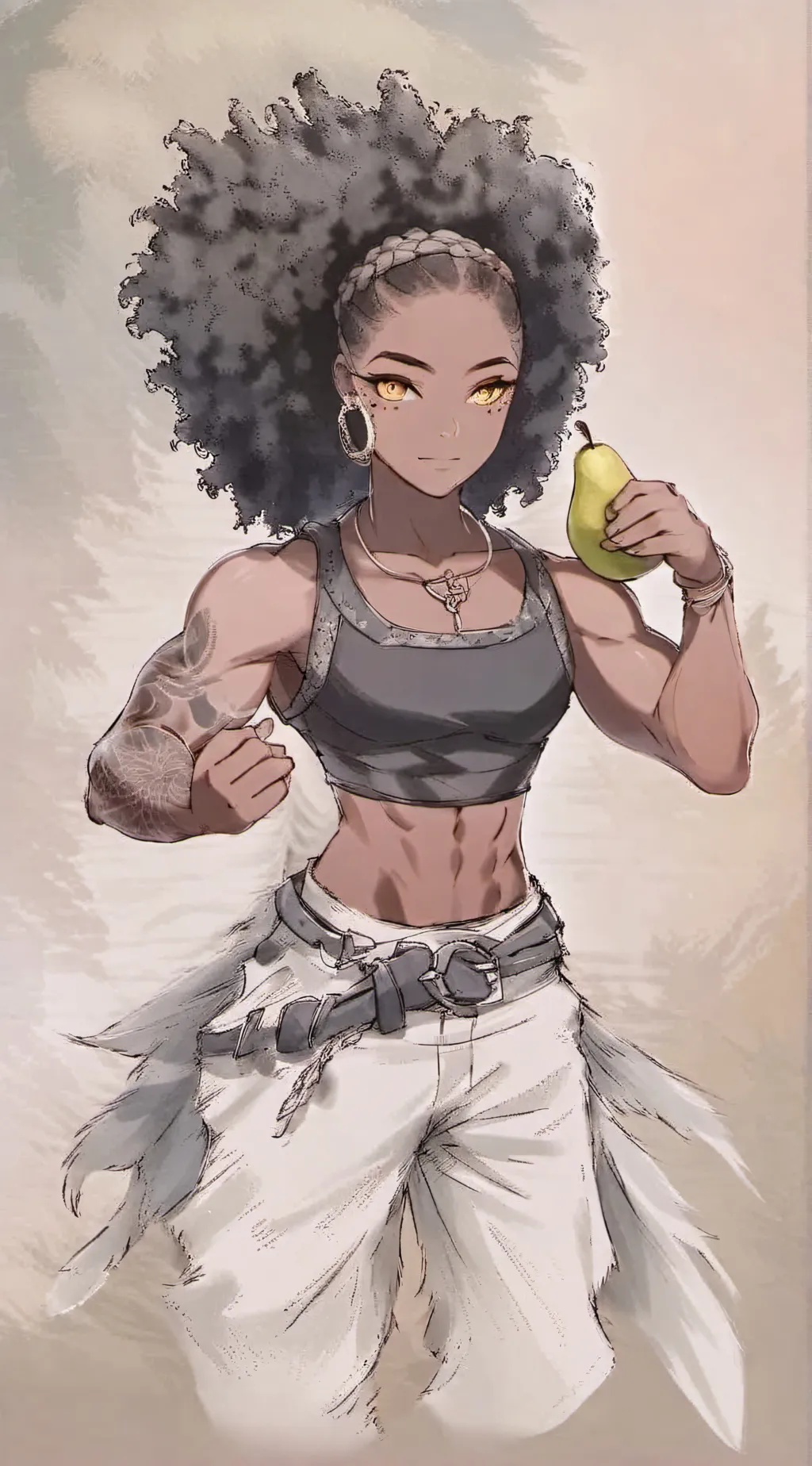 ai character: Nia background