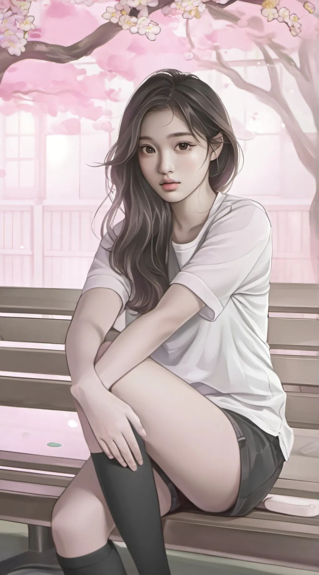 ai character: Camellia background