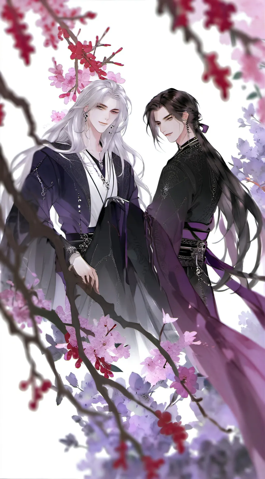 ai character: William and Tyler  background