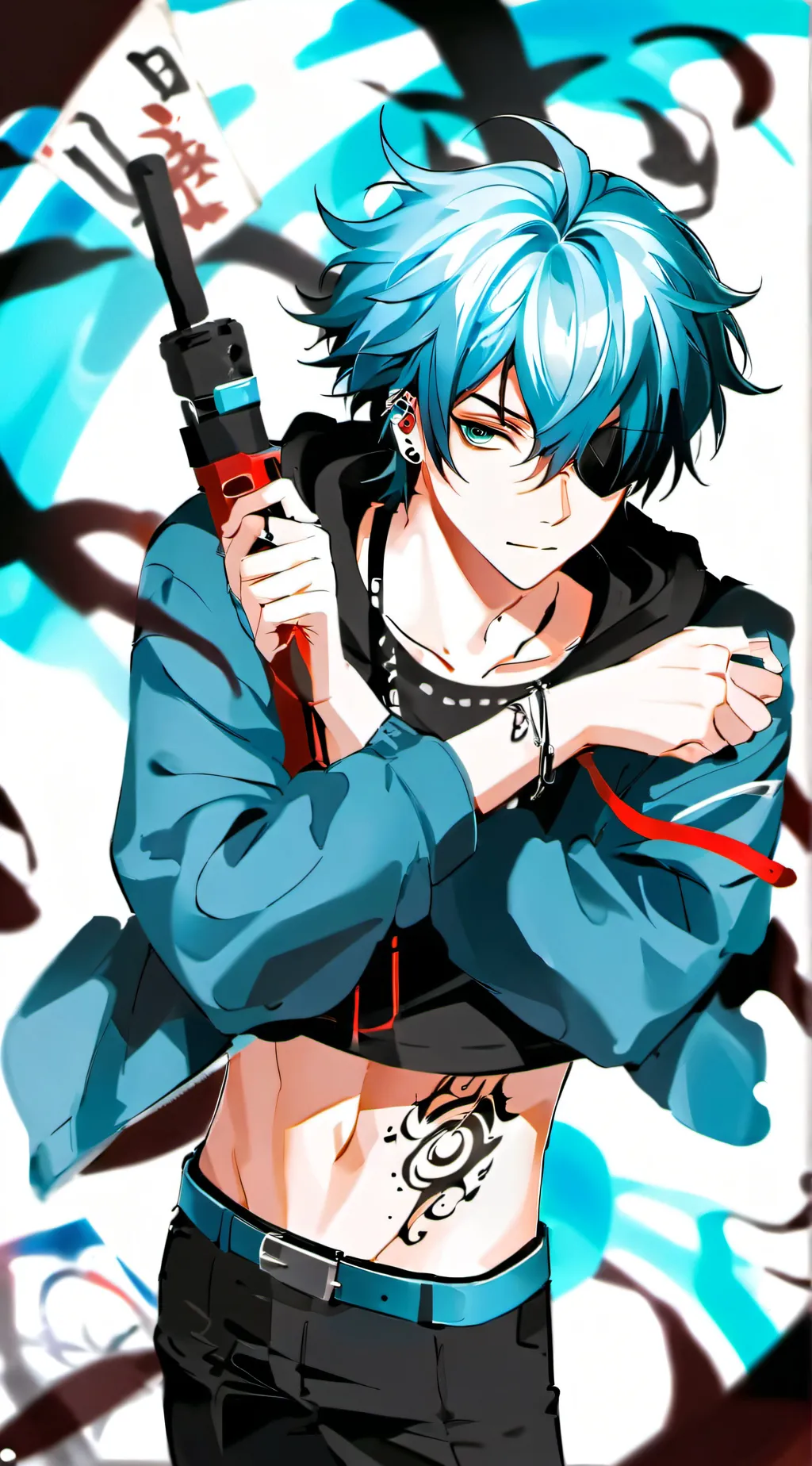 ai character: One punch  background