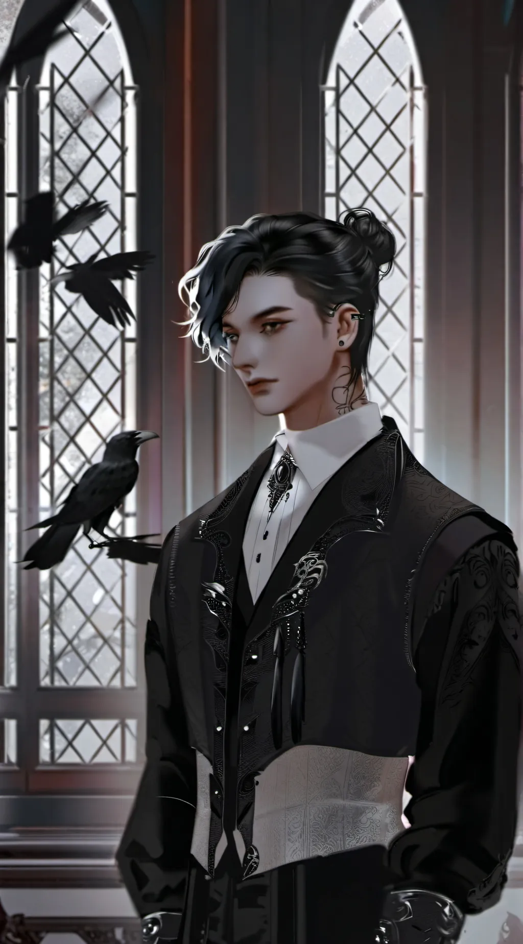 ai character: Mika  background