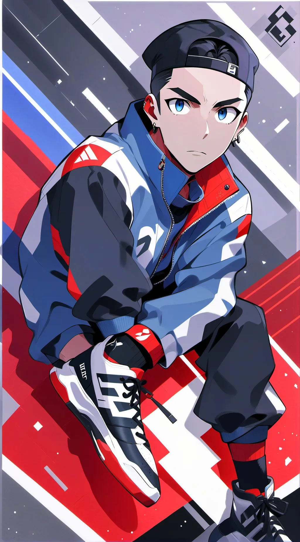 ai character: Old  background
