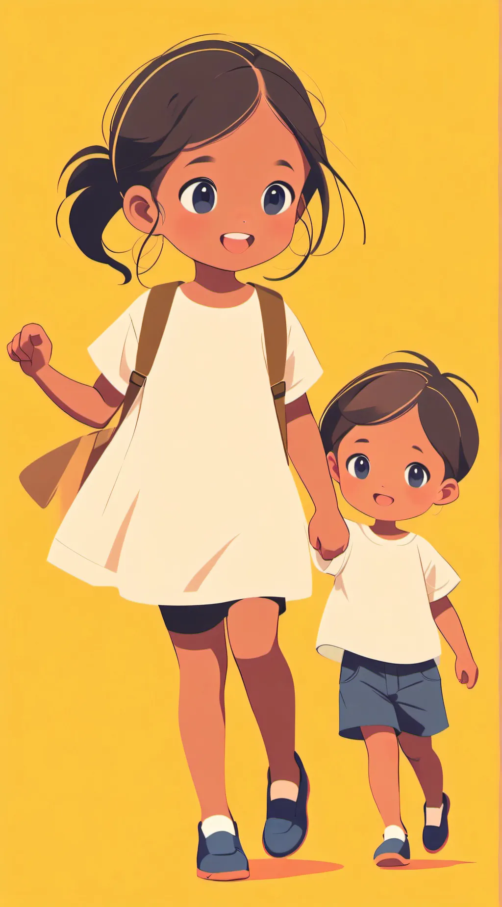ai character: Harlow and Ellie background