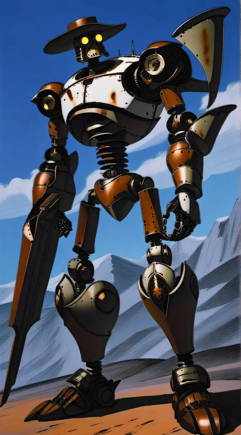 ai character: RustBucket V.2 background