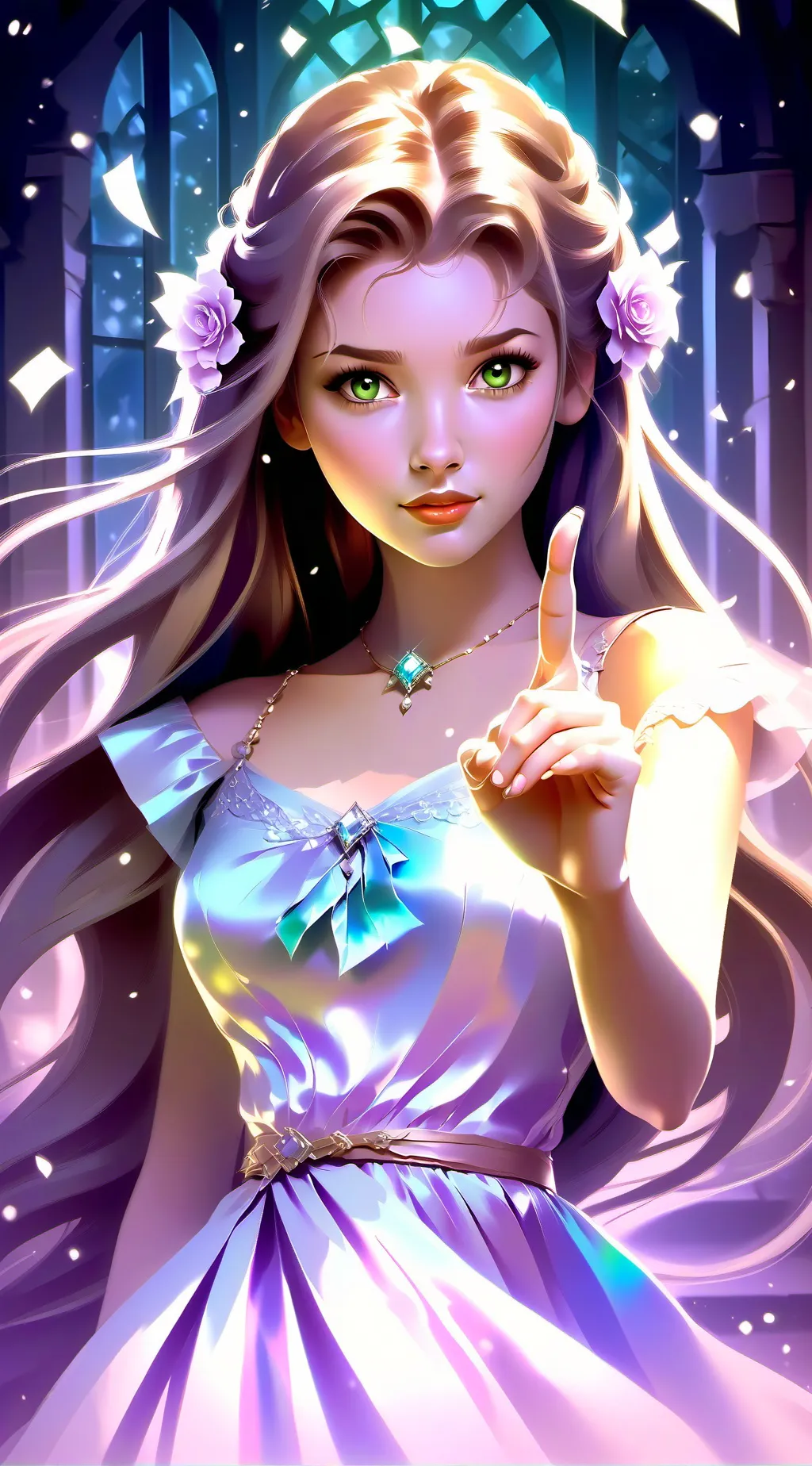 ai character: 💛Ella💛 background
