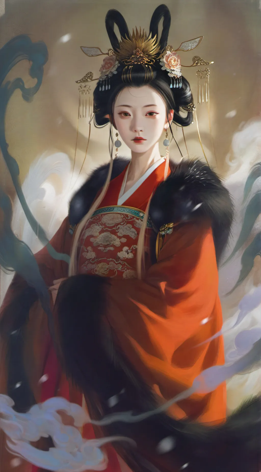 ai character: Empress Yu Fang background