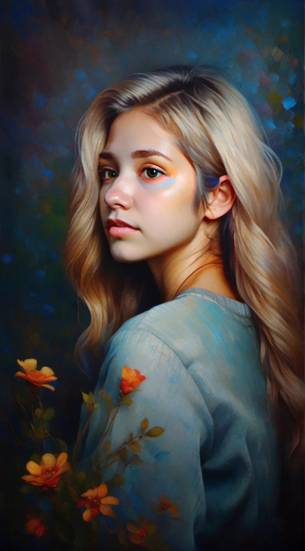 ai character: Dw Valentines day background