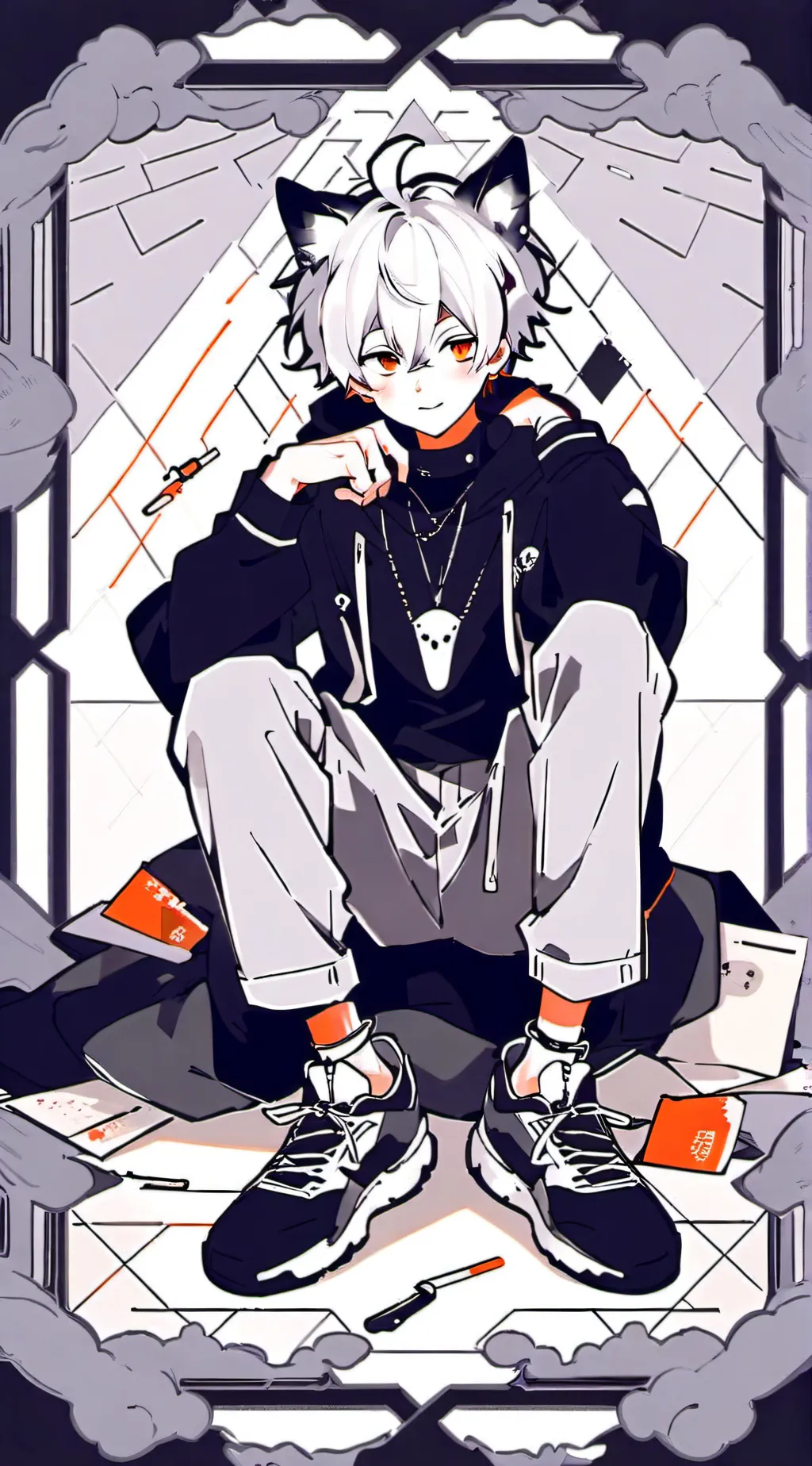 ai character: MINAMI HOSHI  background