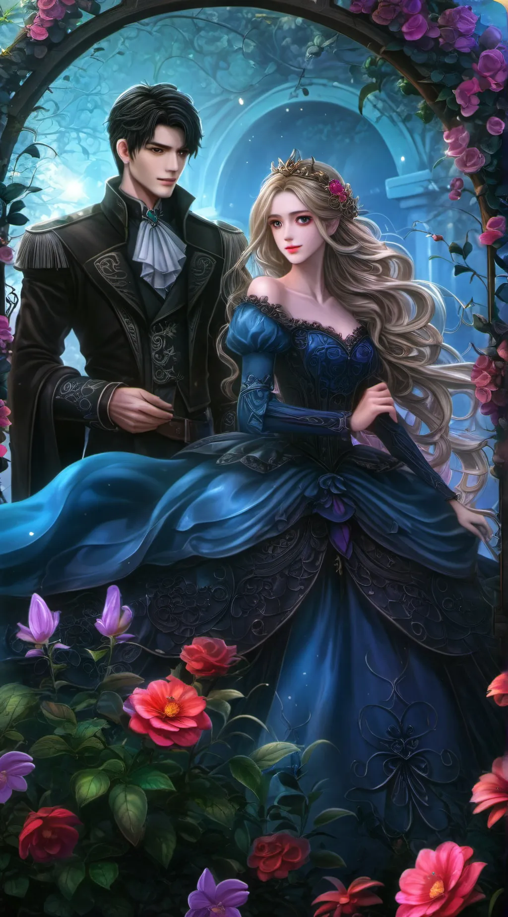 ai character: Lucien und Lucille background