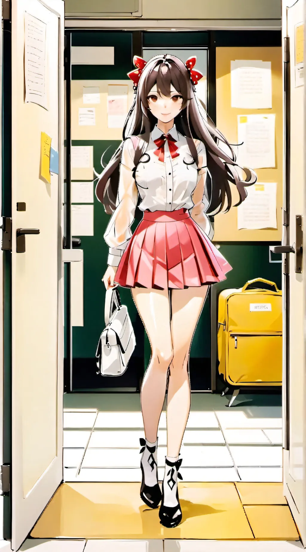 ai character: Lisa  background