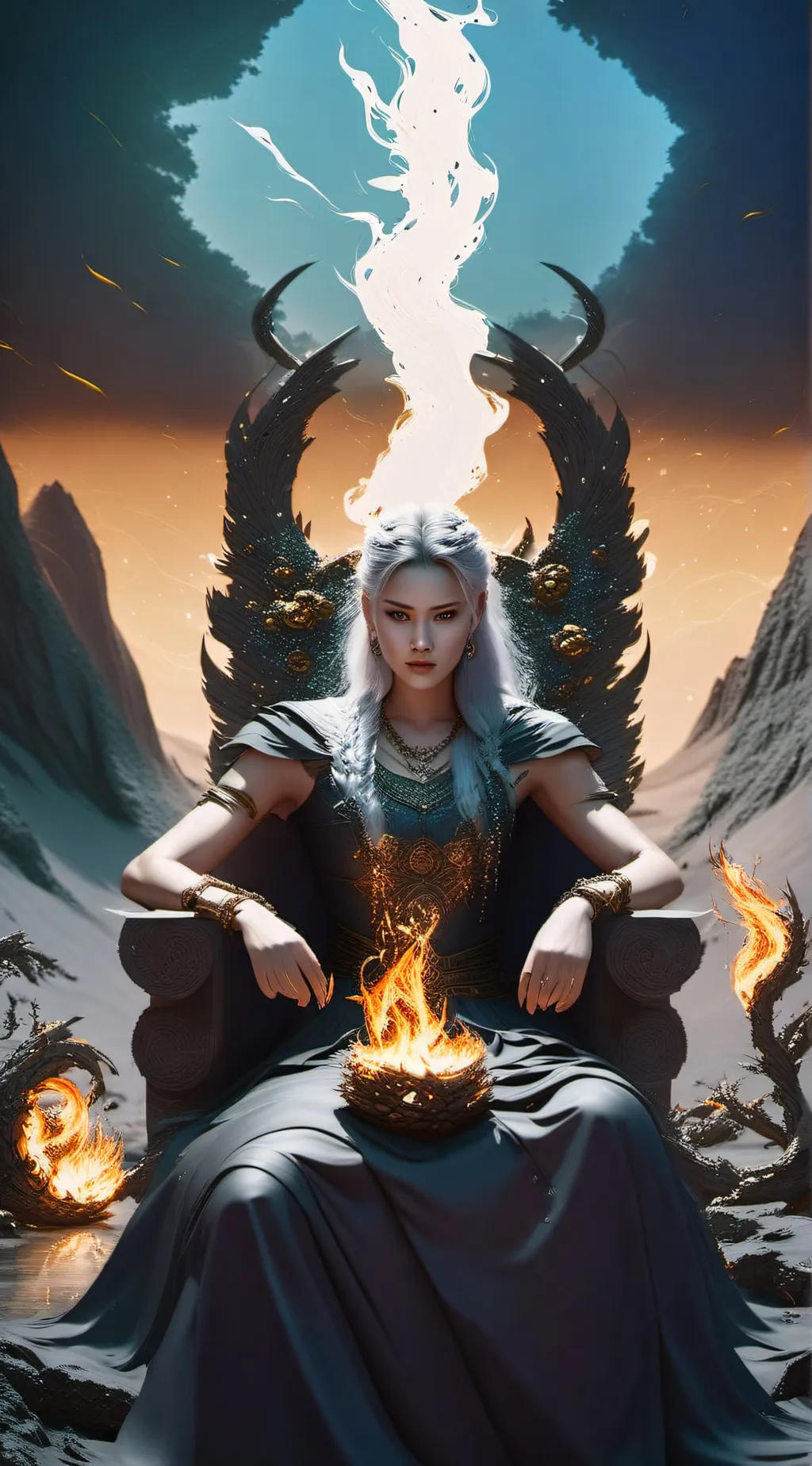 ai character: Daught of Hades background