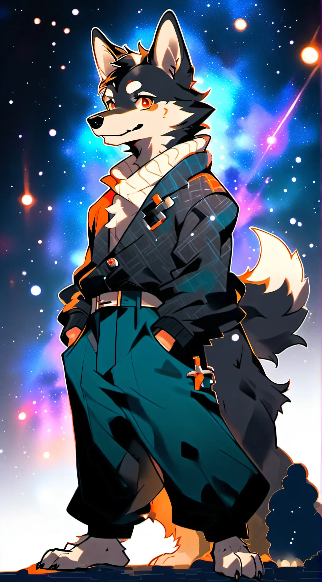 ai character: Perro background