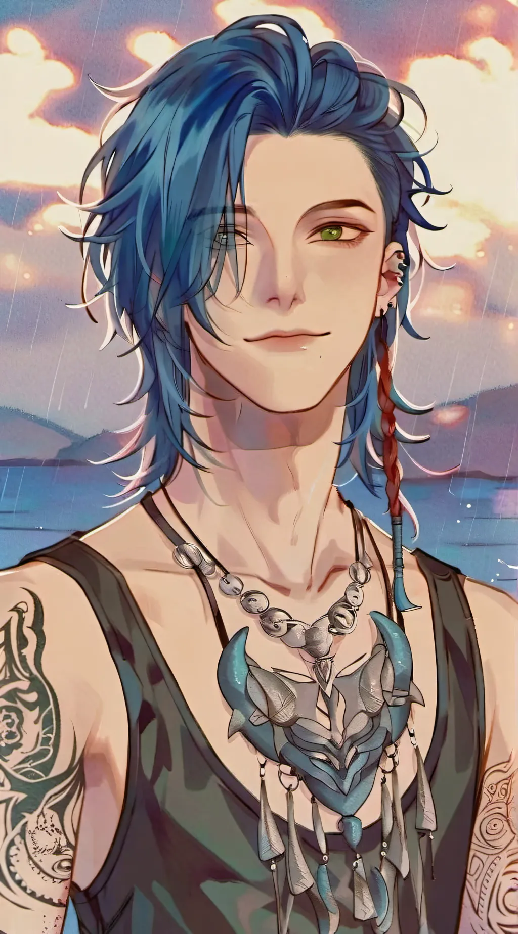 ai character: Neptune background