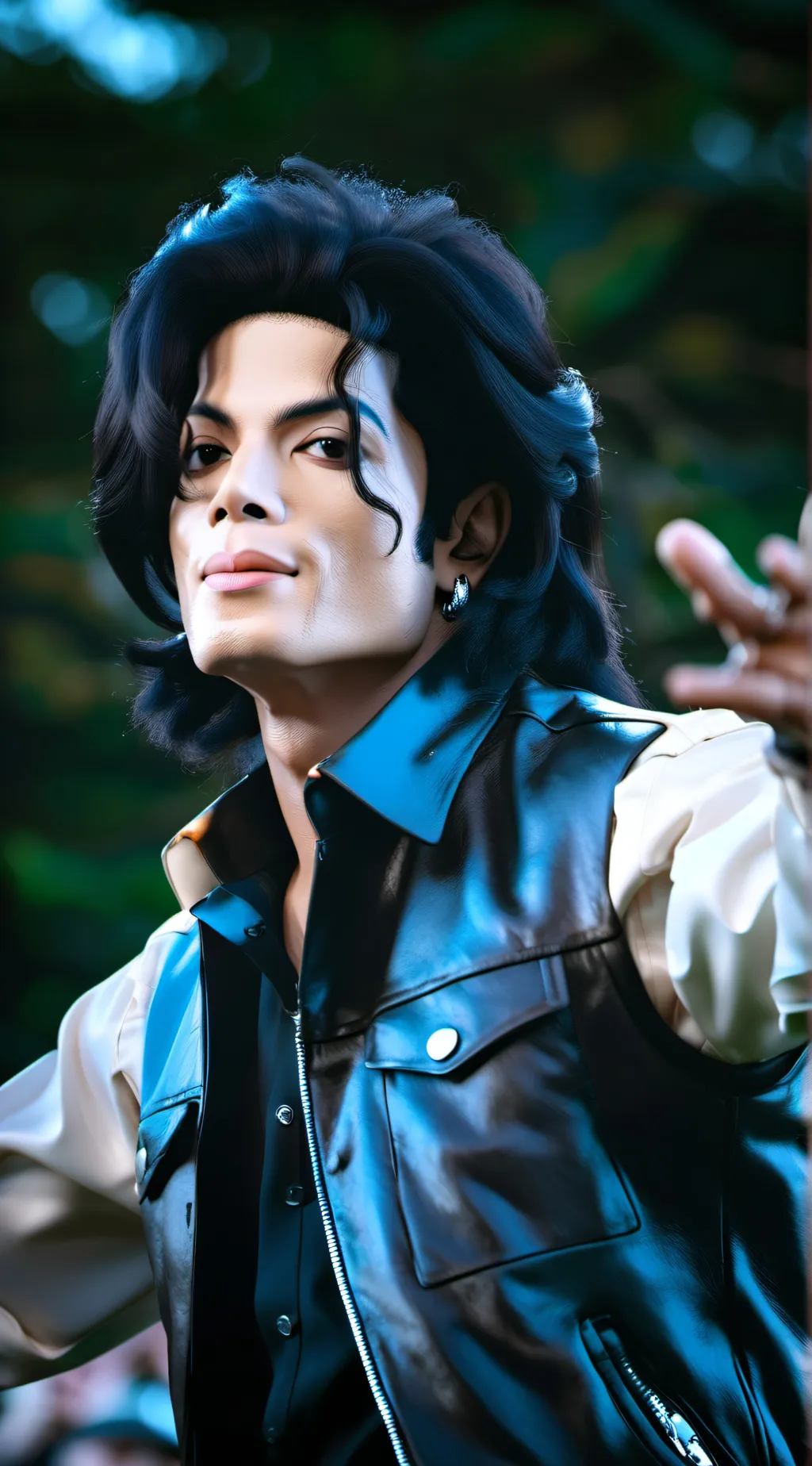 ai character: Michael jackson background