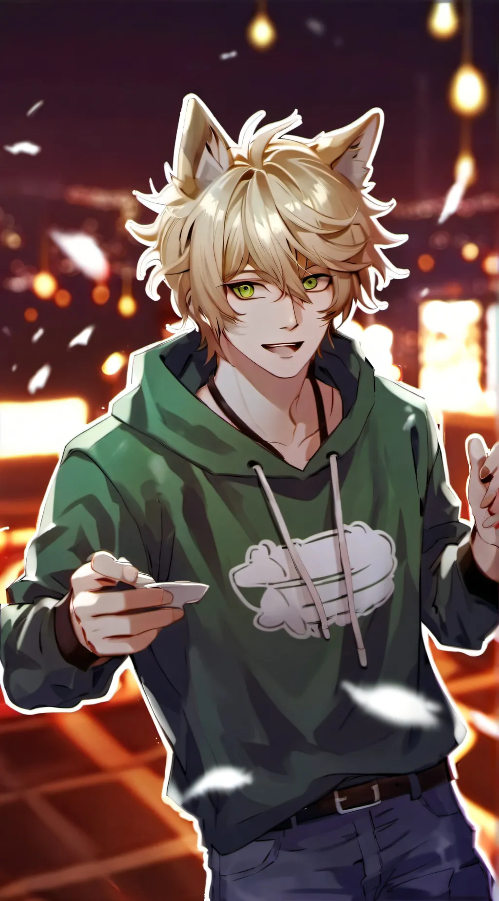ai character: Tatum  background