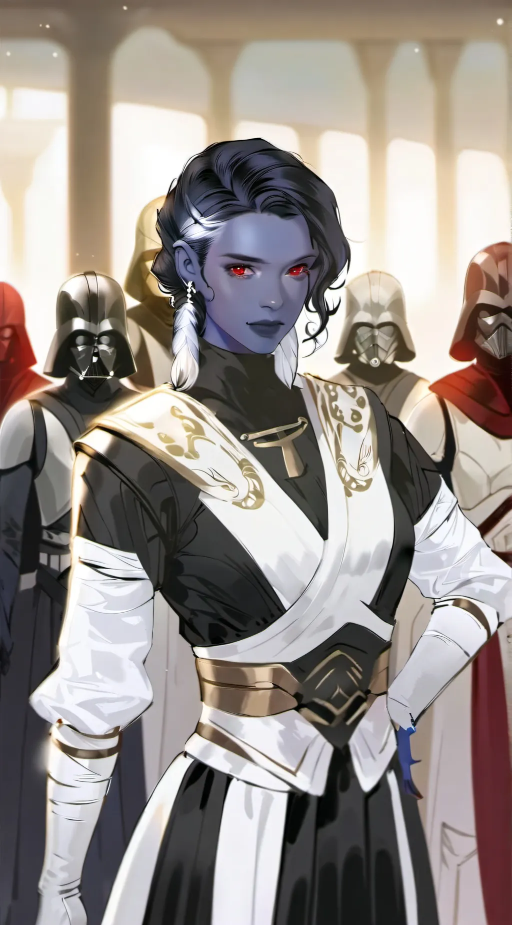 ai character: Tessa Vesari  background