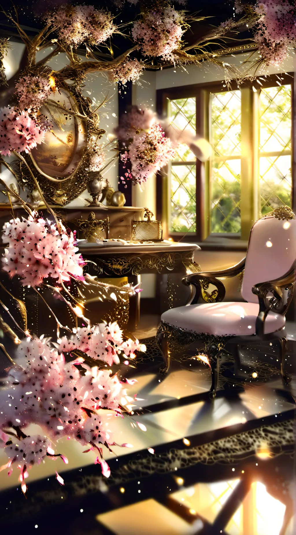 ai character: Level 974 backroom background