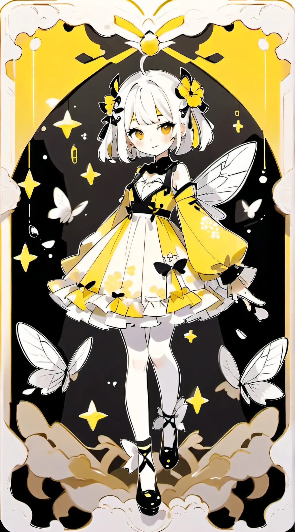 ai character: ghost Bee  background