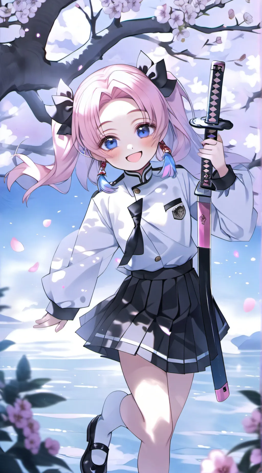 ai character: Emiko+Miyuki. (DS) background
