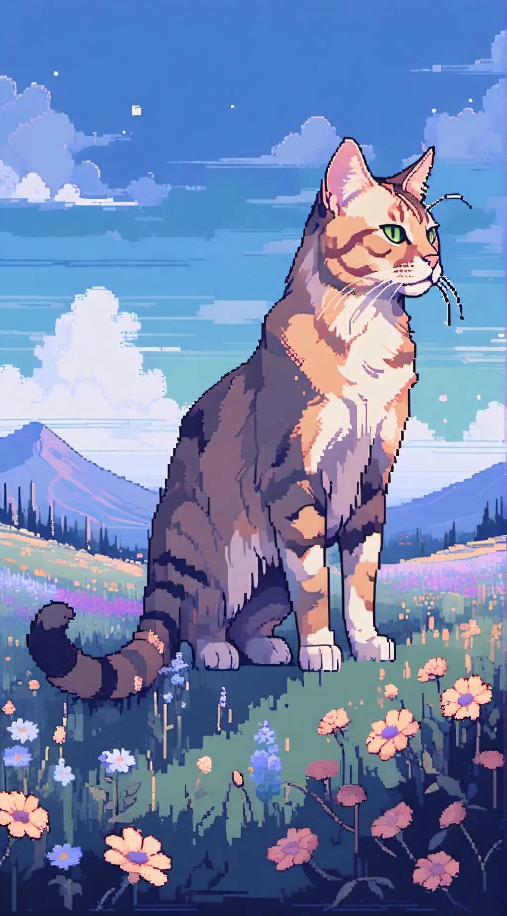 ai character: Honeyfrost (OC) background