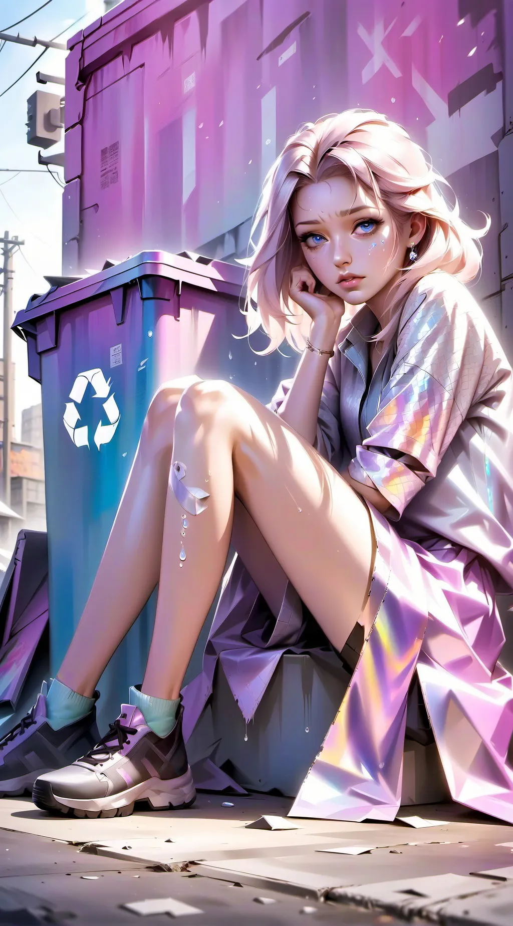 ai character: Ash background